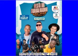 São José de Alcobaça celebra o Dia do Trabalhador com quatro dias de festa, esporte e música