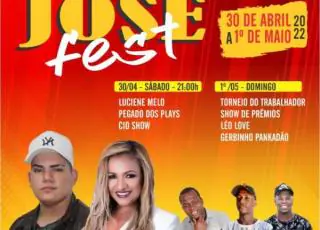 São José Fest trará um final de semana de muito lazer e diversão em São José de Alcobaça