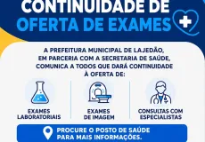 Saúde de Lajedão amplia oferta de exames e consultas especializadas na rede municipal