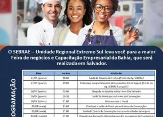 Sebrae em Teixeira de Freitas prepara caravana para Bahia Expo e Negócios