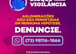 Secretaria da Saúde de Itanhém alerta para importância das medidas de prevenção, após aumento de casos de Covid-19