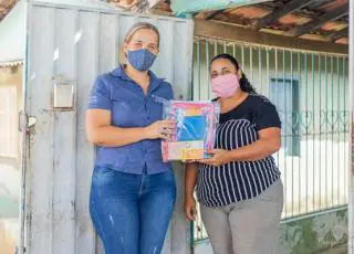 Secretaria de Assistência Social distribui material didático e higiênico em Ibirapuã