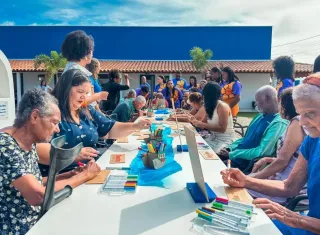 Secretaria de Assistência Social realiza ação especial no Lar dos Idosos do Prado