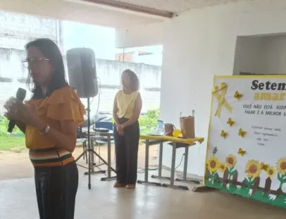 Secretaria de Educação de Mucuri reforça importância da saúde mental durante a campanha Setembro Amarelo