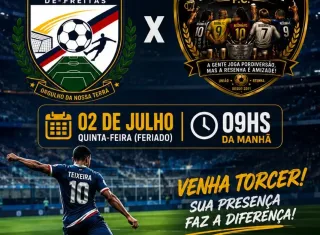 Seleção de Teixeira faz amistoso nesta quinta-feira com entrada solidária em apoio ao Professor Cabeça