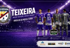 Seleção Teixeirense apresenta uniforme oficial e intensifica preparação para a Copa Consórcio Construir 2026