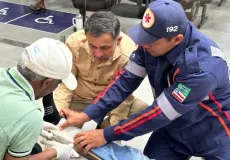 Servidores públicos recebem treinamento em atendimento pré-hospitalar com equipes do SAMU e Corpo de Bombeiros