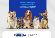 Seu pet seguro e saudável: Vacinação contra a raiva acontece neste dia 25, em Teixeira de Freitas