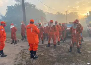 SSP reforça equipes de combate a incêndio em Arraial d'Ajuda
