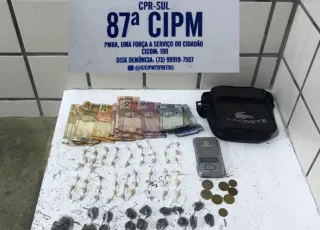 Suspeito de tráfico de drogas é preso em flagrante em Teixeira de Freitas