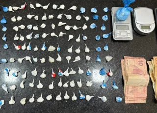 Suspeito de tráfico é preso em Eunápolis com grande quantidade de drogas