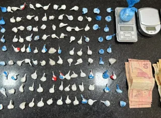 Suspeito de tráfico é preso em Eunápolis com grande quantidade de drogas