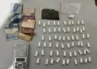 Suspeito de tráfico é preso pela PM em Medeiros Neto