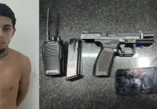 Suspeito é preso com pistola 9mm e cocaína em Itabela; Polícia investiga ligação com tentativa de homicídio
