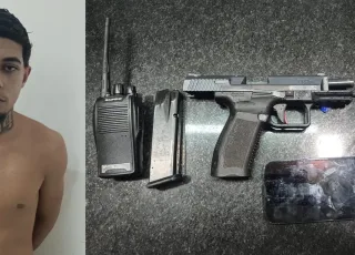 Suspeito é preso com pistola 9mm e cocaína em Itabela; Polícia investiga ligação com tentativa de homicídio