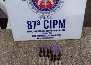 Suspeito foge em área de mata e PM apreende cocaína em Teixeira de Freitas