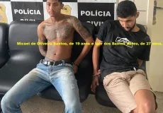 Suspeitos de duplo homicídio no interior de Alcobaça e no bairro Santa Rita são presos com armas e drogas pela Polícia Civil no São Lourenço