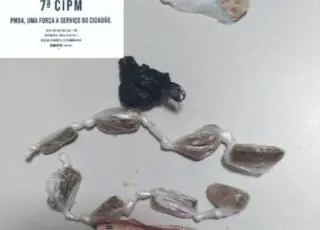 Suspeitos de tráfico de drogas são presos por Policiais da 7ª CIPM em Eunápolis