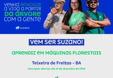 Suzano abre vaga para Aprendiz em Operações Florestais