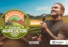 Tayrone é confirmado como segunda atração da Festa do Agricultor 2026 em Argolo