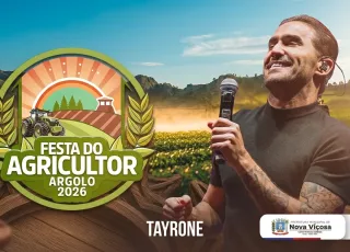Tayrone é confirmado como segunda atração da Festa do Agricultor 2026 em Argolo
