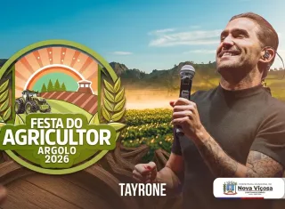 Tayrone é confirmado como segunda atração da Festa do Agricultor 2026 em Argolo