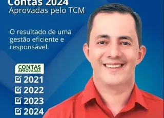 TCM-BA aprova contas de 2024 de Manrick Teixeira, marcando quatro anos consecutivos de aprovação