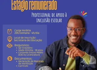 Teixeira de Freitas abre inscrições para estágio remunerado na área de inclusão escolar