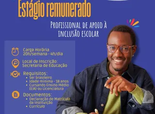 Teixeira de Freitas abre inscrições para estágio remunerado na área de inclusão escolar