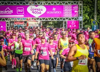 Teixeira de Freitas - Corrida Rosa chama a atenção para a prevenção e tratamento do Câncer de Mama