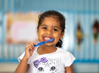 Teixeira de Freitas: crianças da Creche Caminho do Mar participam de ação especial sobre saúde bucal
