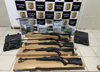 Teixeira de Freitas está entre as cidades alvo da Operação  Orion Scorpii que apreendeu grande quantidade de armas , munições e R$ 200 mil  