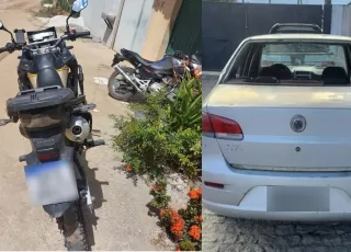Teixeira de Freitas- Polícia prende dois indivíduos com veículos adulteração 