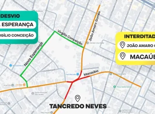 Teixeira de Freitas - Prefeitura informa interdição das Ruas João Amaro Gomes e Macaúba