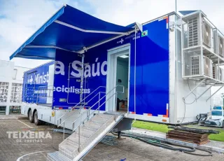Teixeira de Freitas recebe Carreta da Saúde de Imagem e amplia oferta de exames especializados