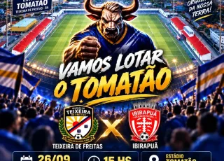 Teixeira de Freitas recebe Ibirapuã em jogo decisivo pela semifinal