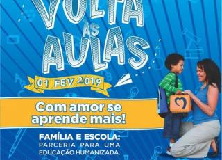 Teixeira de Freitas -Volta às aulas acontece nesta sexta-feira (01)