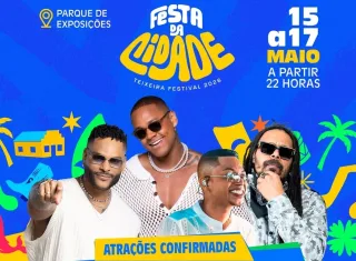 Teixeira vai tremer: Prefeitura anuncia grade completa do "Teixeira Festival 2026"