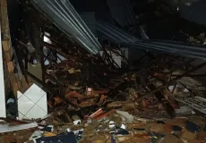 Temporal provoca destruição em Vereda e região deve continuar em alerta para fortes chuvas neste domingo