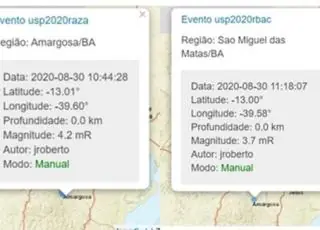 Terremoto de 4,6 de magnitude é registrado na Bahia