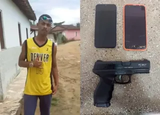 Terror do Piau - 'Kelsin' é preso pela CIPE/Mata Atlântica suspeito de tráfico e furto; Um simulacro de pistola foi apreendido