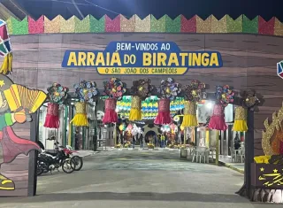 Torcida, forró e tradição marcam abertura do Arraiá do Biratinga em Ibirapuã