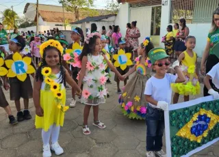 Tradição e patriotismo marcam desfile cívico do 7 de setembro no distrito de Taquarinha em Mucuri
