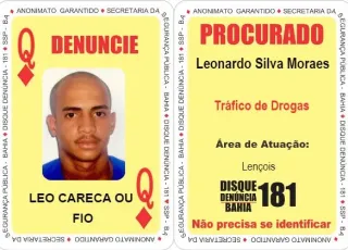 Traficante que integrava o Baralho do Crime na carta Dama de Ouros morre em troca de tiros com a polícia