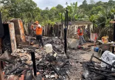 Tragédia: Incêndio em residência mata pai, filho de um mês e enteado de três anos