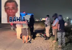 Tragédia na BR-101: Idoso tem cabeça esmagada ao colidir moto com carreta em Teixeira de Freitas