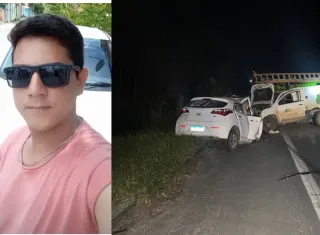 Trágico acidente na BR-101 resulta na morte de jovem morador de Lajedão, Duas pessoas ficaram feridas, uma em estado grave