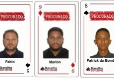 Três novos procurados entram para o Baralho do Crime da SSP
