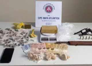 Três pessoas são detidas pela CAEMA com armas e drogas em Posto da Mata
