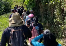 Trilha de 7 km marca atividade de integração com a natureza para alunos da Presidente Médici em Itamaraju